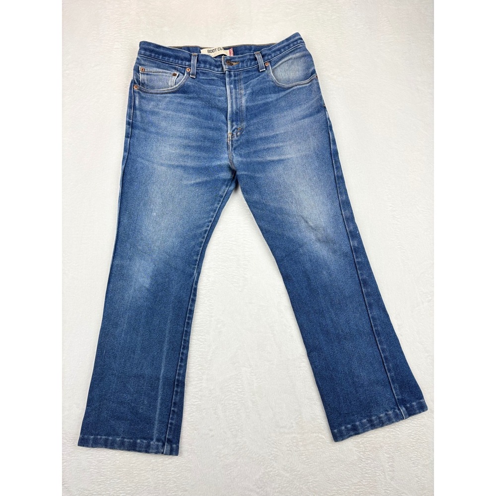 Levis 517 Vintage - Y2K Bootcut Jeans Mens 36x30 Distressed Fading Western Denim